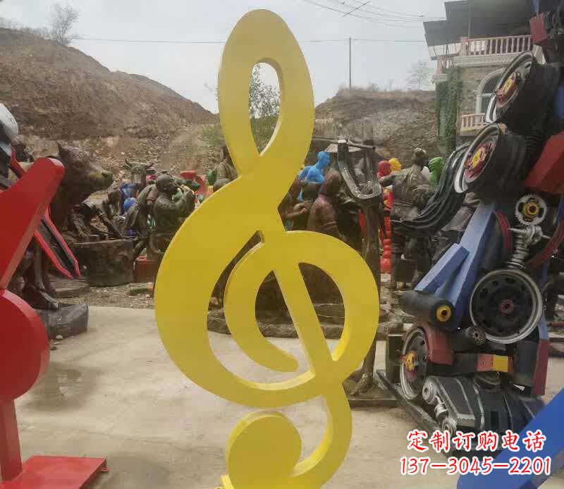 威海不锈钢音符雕塑美丽而持久的艺术