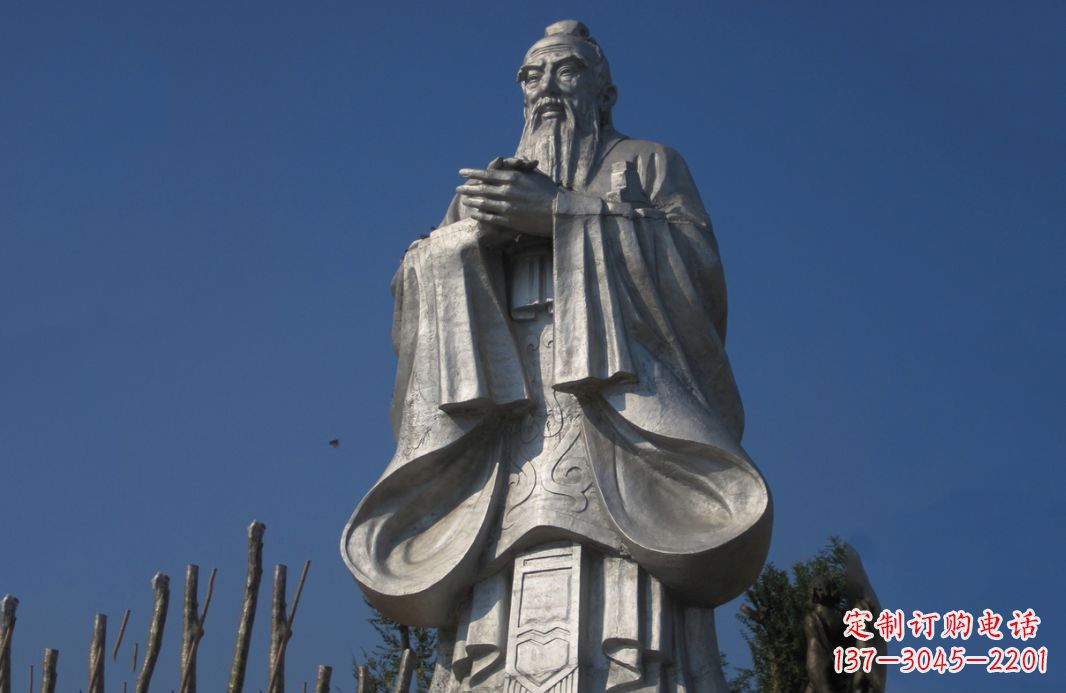 威海不锈钢孔子人物雕塑——传承中华文化的精神象征