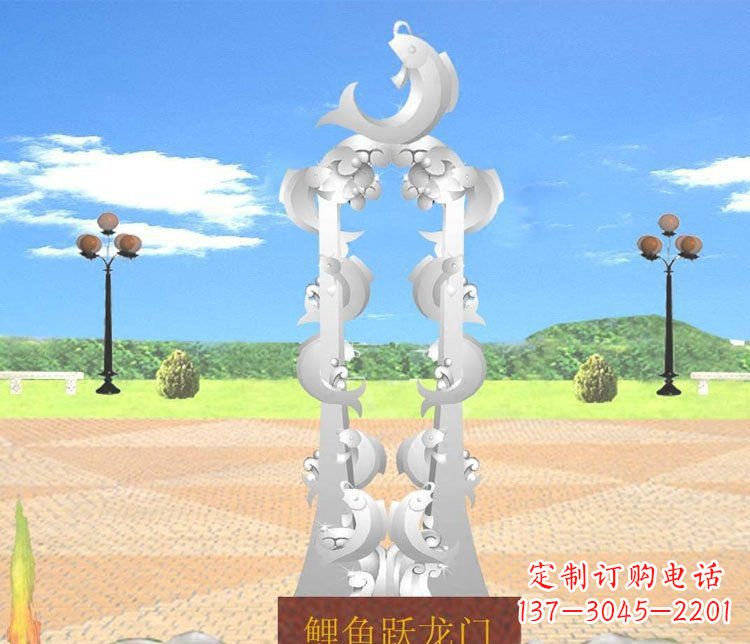 威海不锈钢鲤鱼跃龙门的传奇