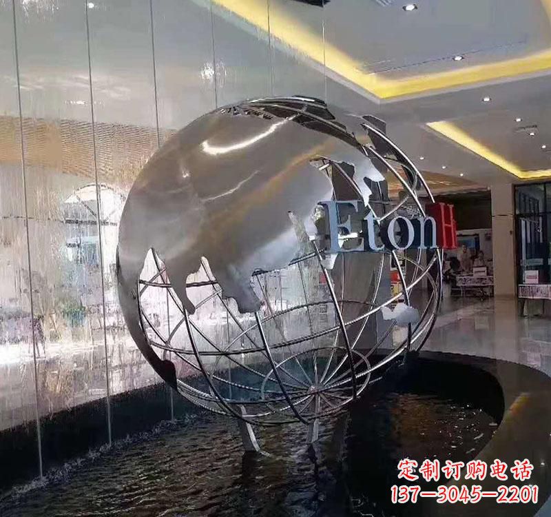 威海不锈钢流水喷泉雕塑