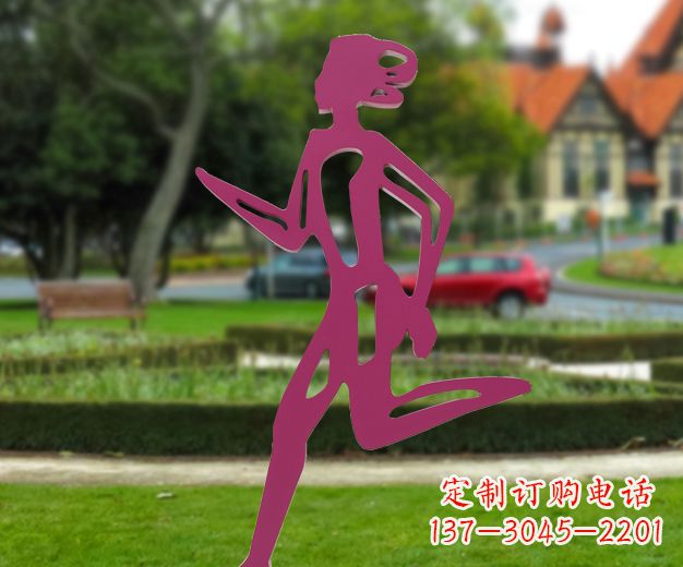 威海精美不锈钢女人雕塑