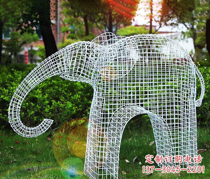 威海不锈钢大象雕塑给城市带来美丽的艺术