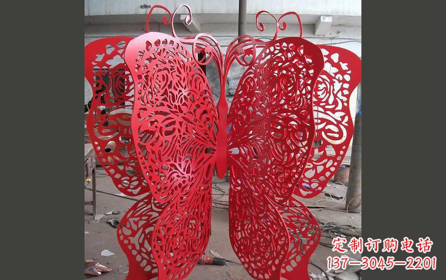 威海不锈钢蝴蝶公园景观雕塑