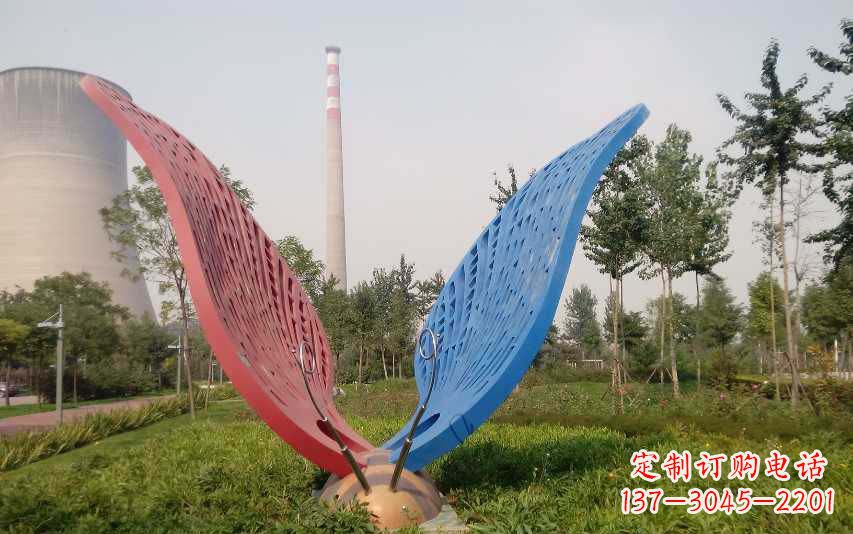 威海不锈钢镂空七星瓢虫雕塑