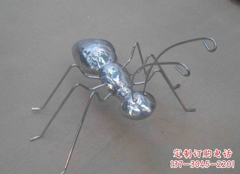 威海不锈钢蚂蚁公园动物雕塑一种具有艺术价值的蚂蚁雕塑