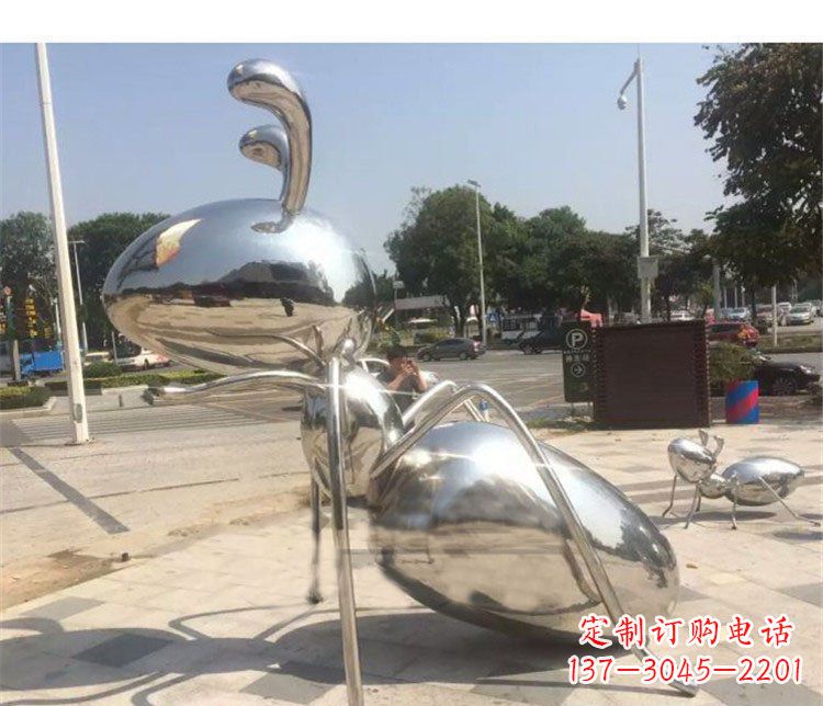 威海不锈钢蚂蚁雕塑艺术与自然的完美结合