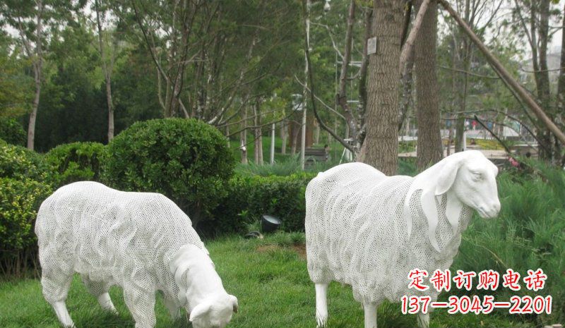 威海不锈钢绵羊雕塑——精致美观的艺术品