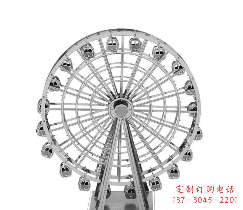 威海不锈钢摩天轮雕塑引领城市风采
