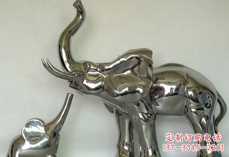 威海不锈钢大象雕塑