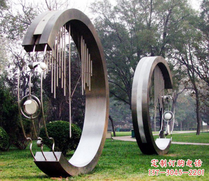 威海不锈钢喷泉雕塑展示优雅之美
