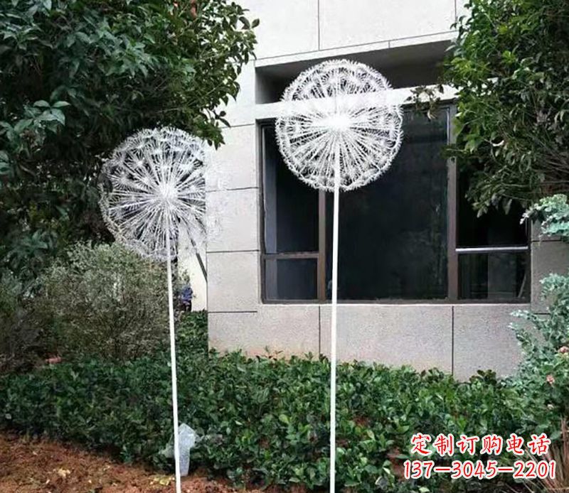 威海不锈钢蒲公英雕塑绚丽多彩