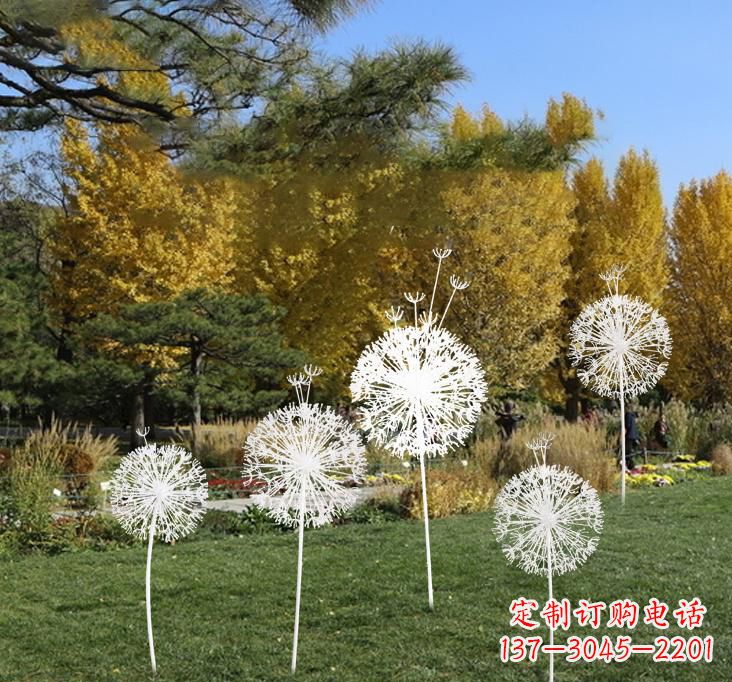 威海不锈钢蒲公英景观雕塑艺术与美的完美结合