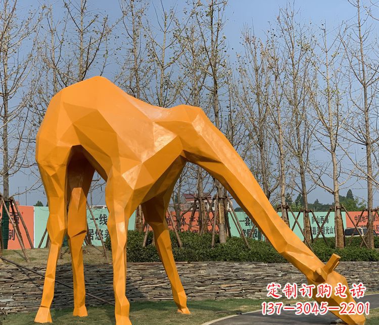 威海不锈钢切面动物鹿