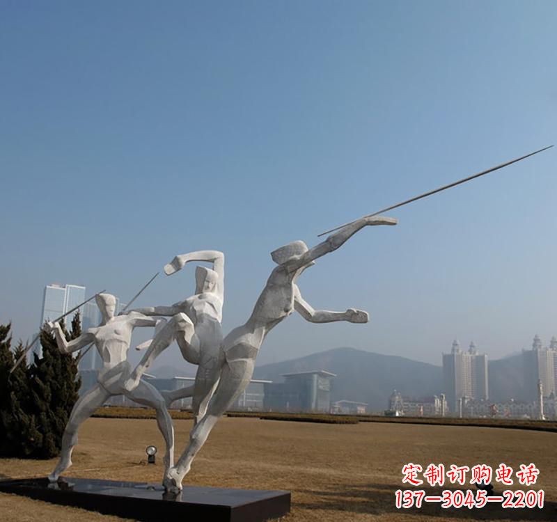 威海不锈钢标枪雕塑