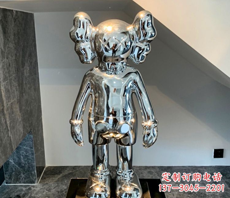威海精致的不锈钢机器人雕塑