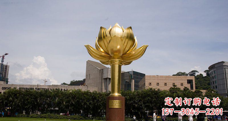 威海不锈钢莲花雕塑——精美的艺术品