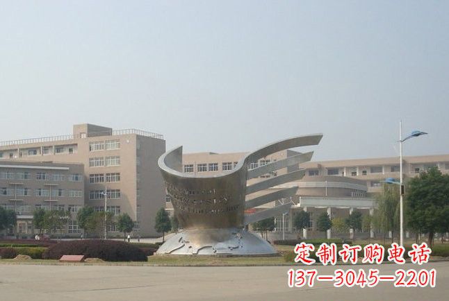 威海精美不锈钢地球雕塑