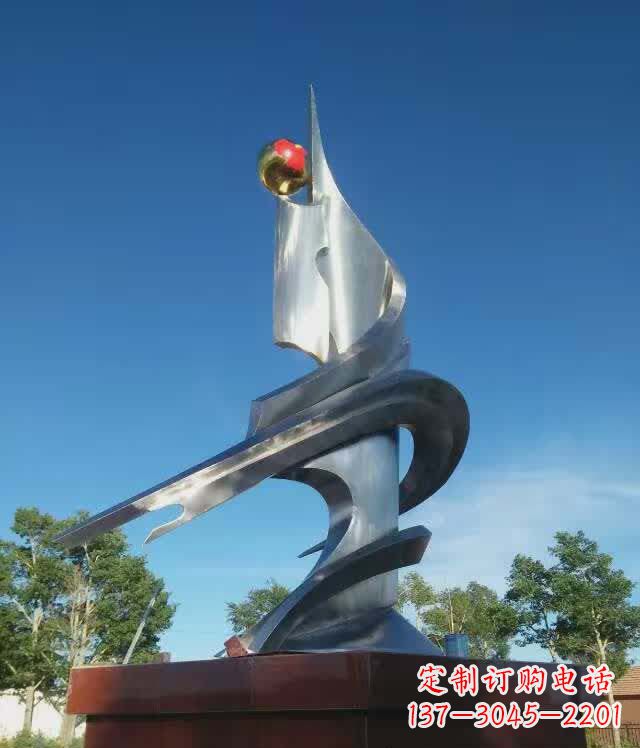 威海利用不锈钢创作书籍雕塑