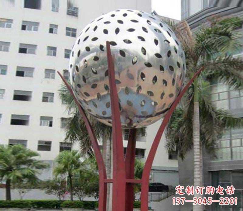 威海镂空树叶雕塑——给校园景观增添灵动之美