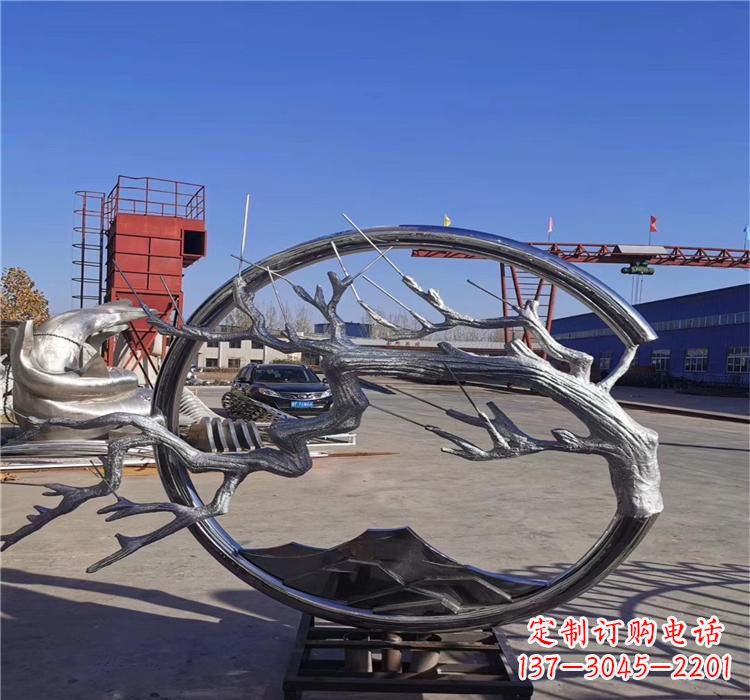 威海不锈钢树枝雕塑艺术与自然的完美结合