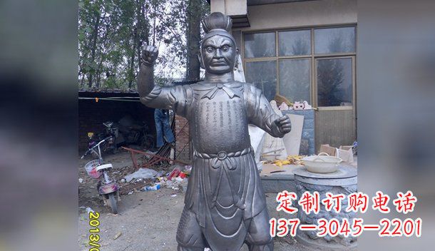 威海不锈钢四大天王雕塑神圣守护者