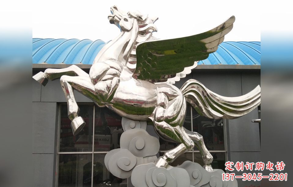 威海不锈钢飞马雕塑艺术的精髓