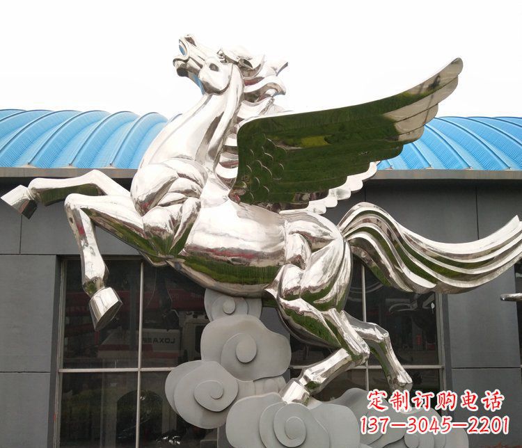 威海不锈钢踏云飞马——给城市带来动感与灵气
