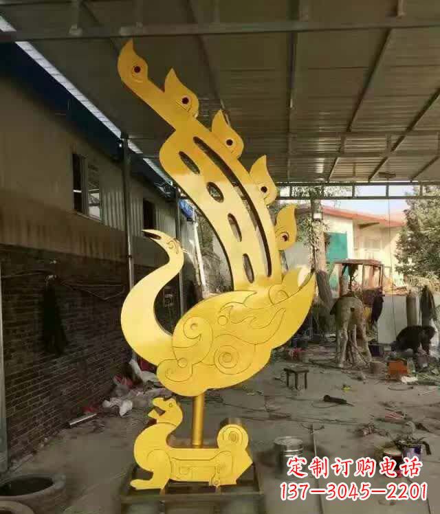 威海不锈钢铁艺凤凰雕塑