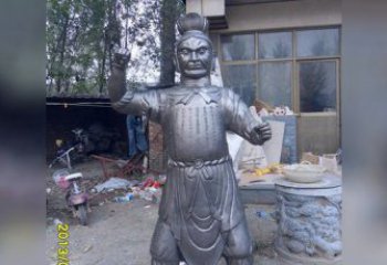 威海不锈钢四大天王雕塑神圣守护者
