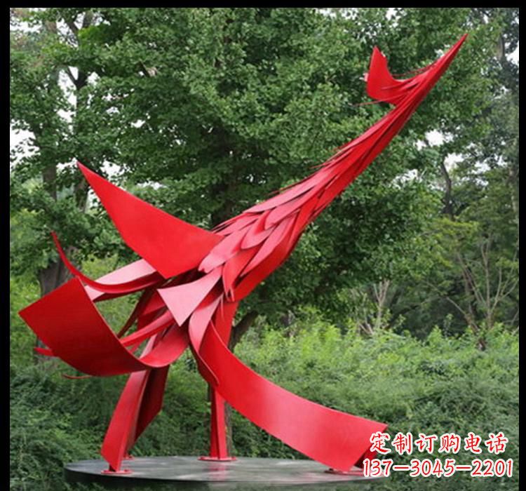 威海不锈钢凤凰雕塑——美丽而神秘的象征