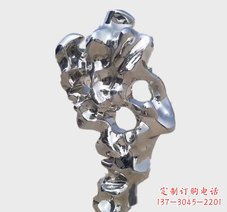 威海不锈钢太湖石雕塑艺术的精致表现