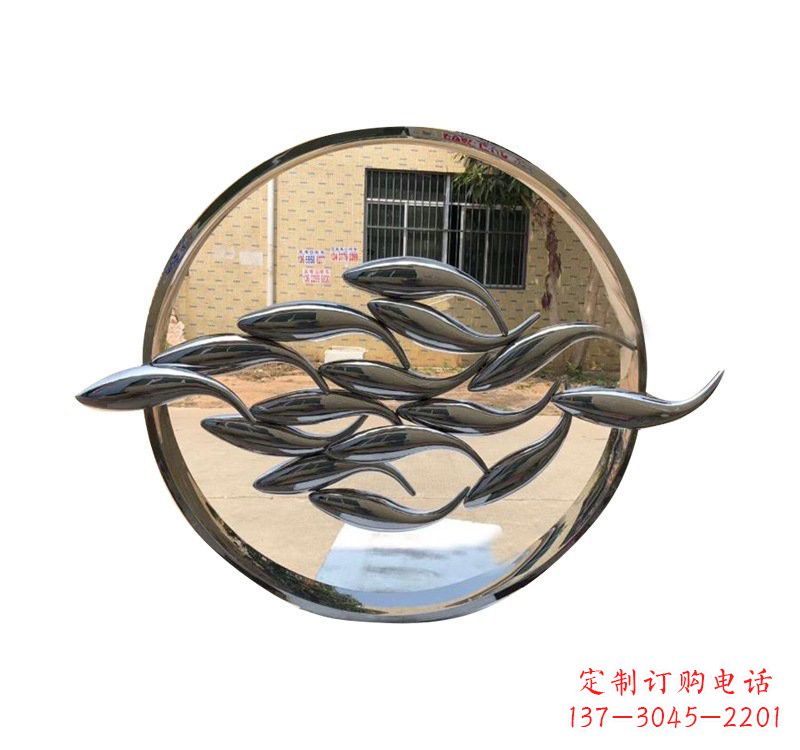 威海不锈钢圆环雕塑精美完美的艺术之作