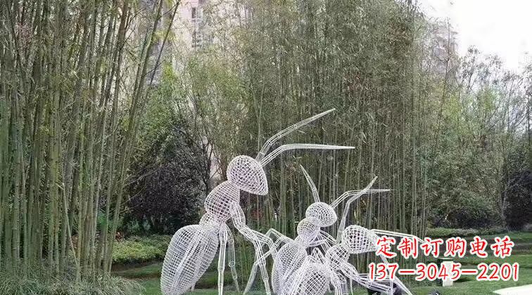 威海不锈钢艺术蚂蚁雕塑