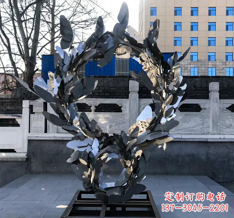 威海不锈钢蝴蝶之美——不锈钢艺术蝴蝶景观雕塑