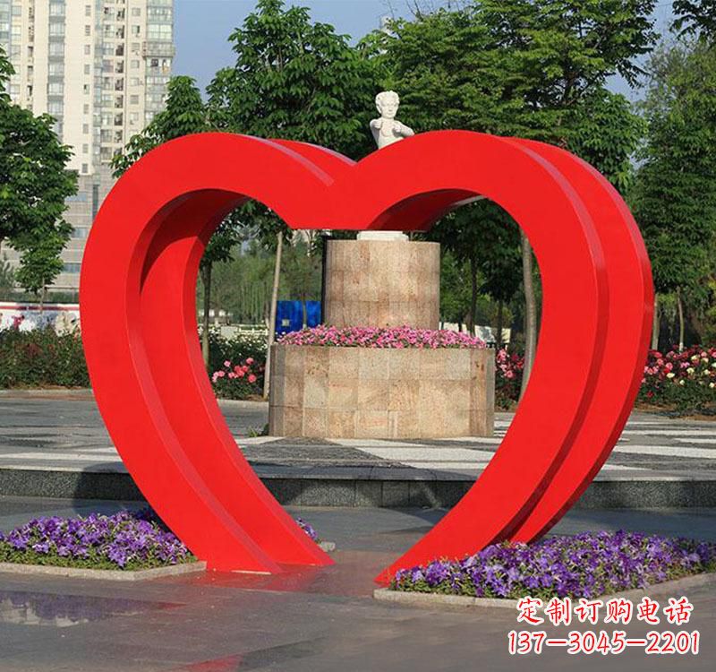 威海精美不锈钢拱门雕塑