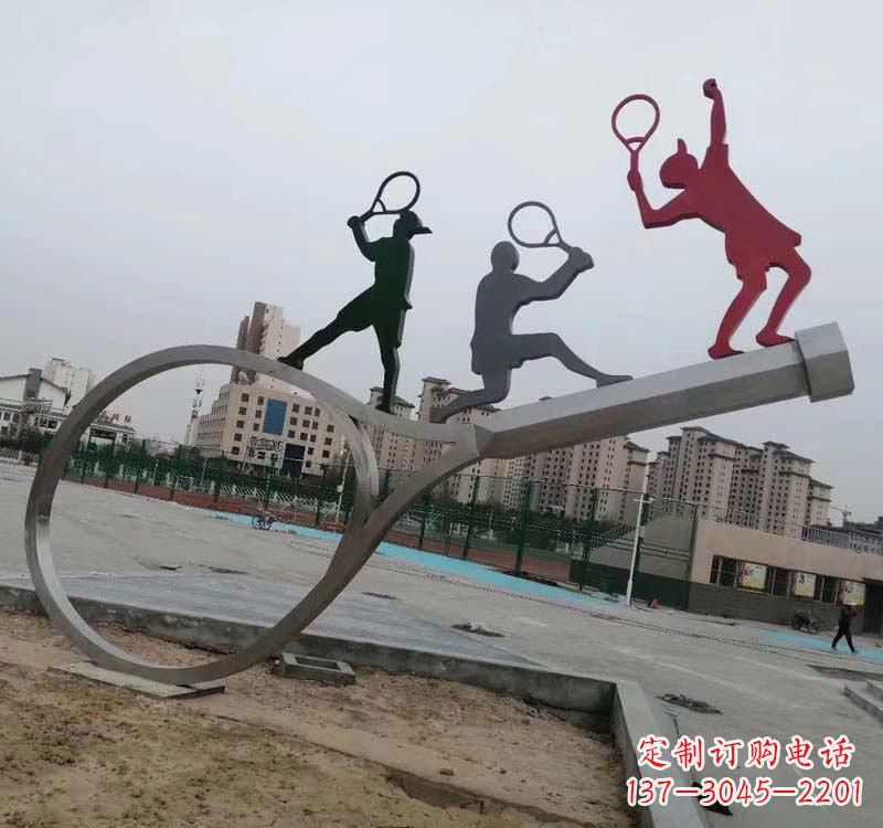 威海不锈钢羽毛球雕塑精美的艺术装点