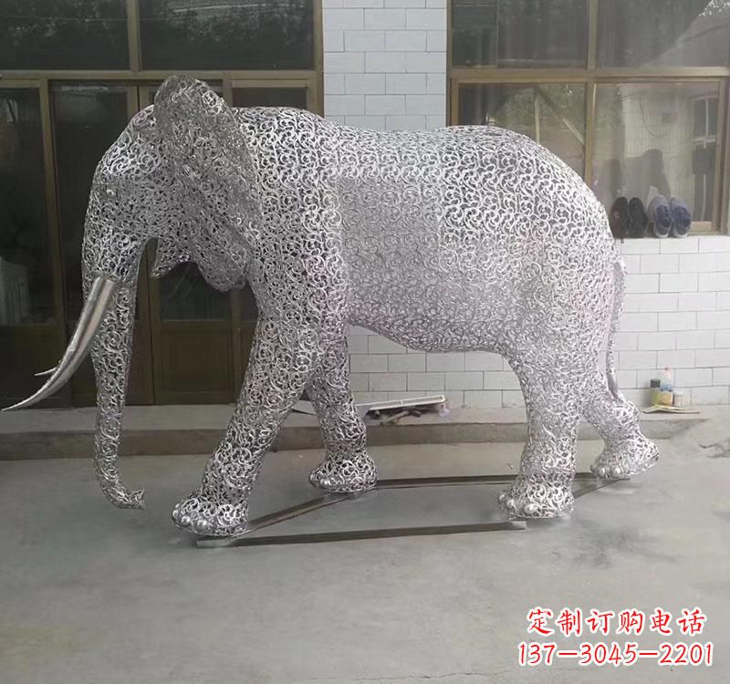 威海不锈钢大象雕塑它的魅力无限