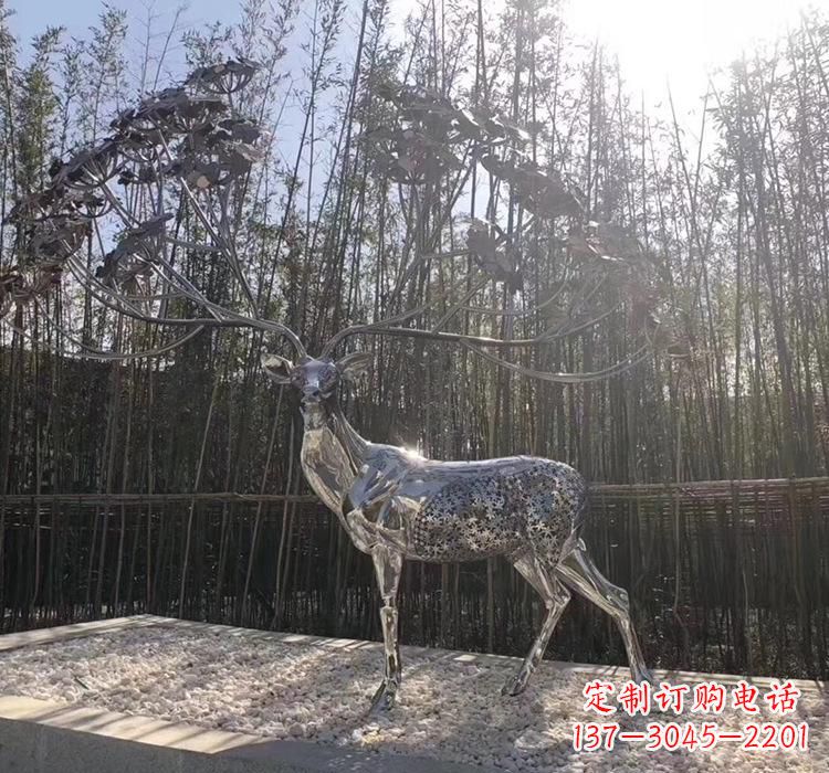 威海不锈钢动物雕塑精美的艺术作品