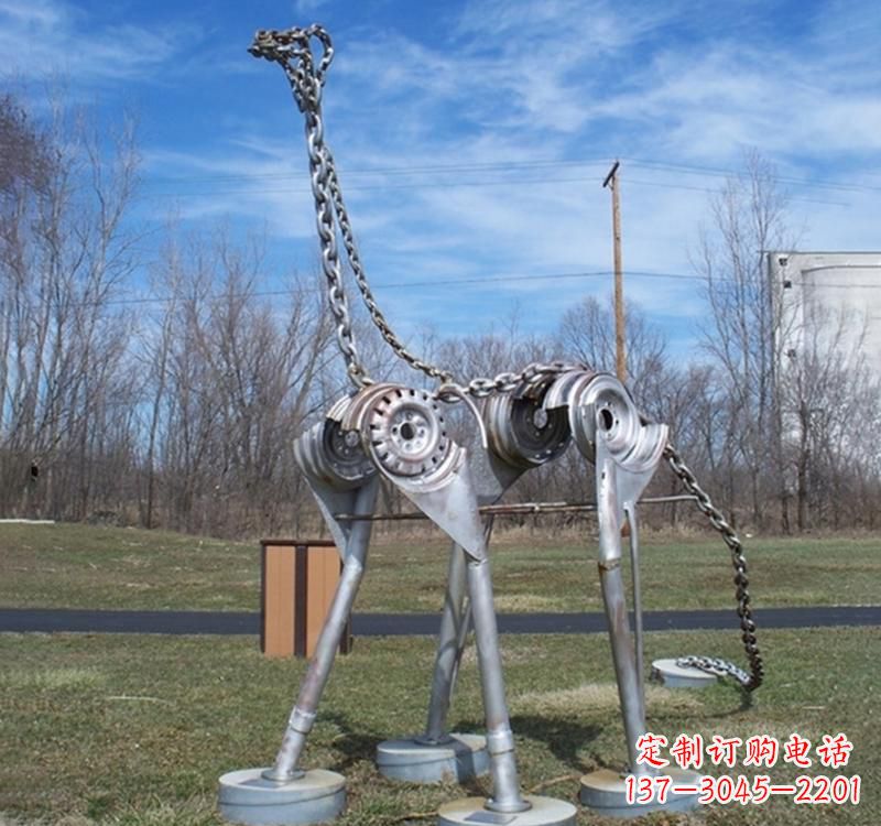威海不锈钢恐龙雕塑集艺术与自然于一体
