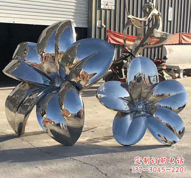 威海不锈钢荷花雕塑美丽又耐用