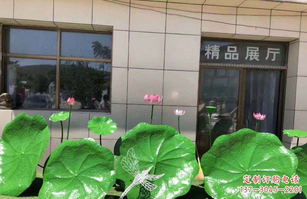 威海不锈钢荷叶雕塑艺术性与美感的完美结合