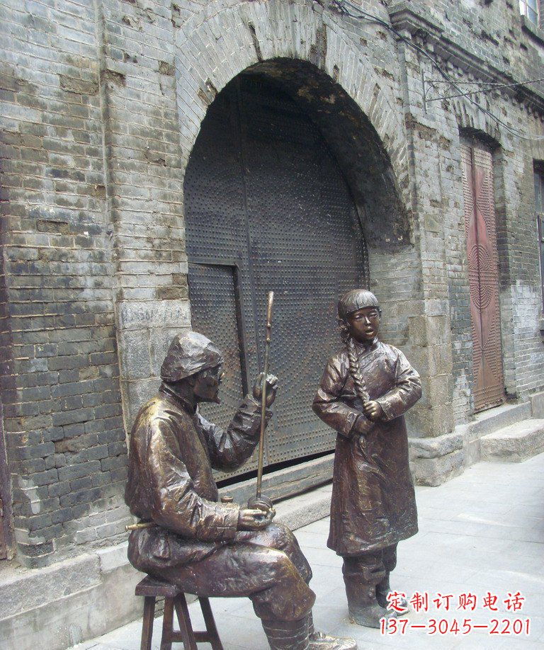威海二胡铜雕艺术形式的精髓
