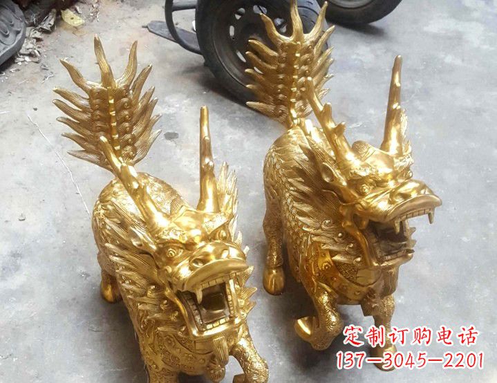 威海麒麟雕塑东方之瑰宝