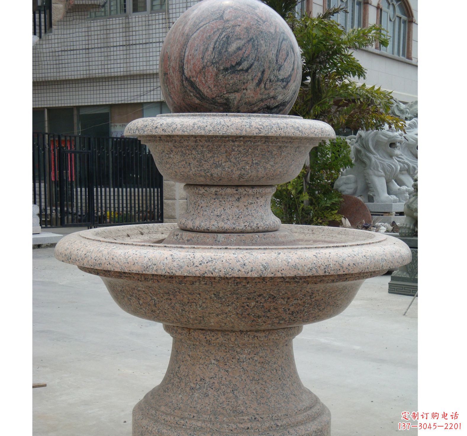 威海财源滚滚之风水球雕塑
