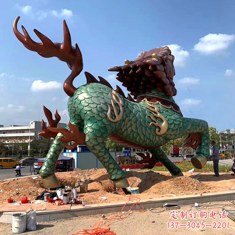 威海麒麟雕塑——美丽传说的象征