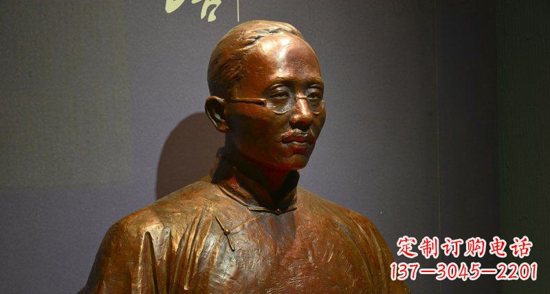 威海蔡元培名人胸像铜雕