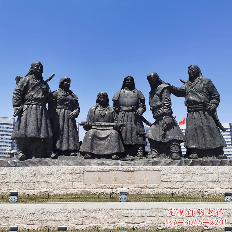 威海草原母亲——传承爱的雕塑