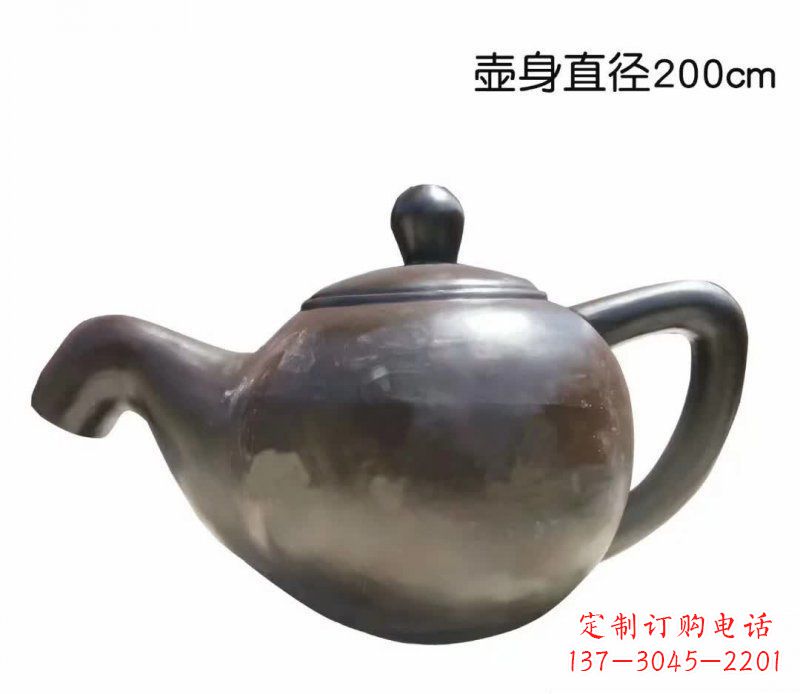威海青铜茶壶雕塑——彰显传统文化的艺术精髓