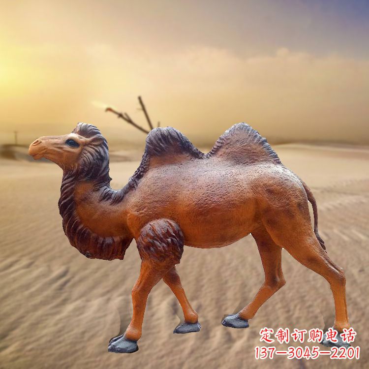 威海仿古茶马古道骆驼雕塑的精美绝伦