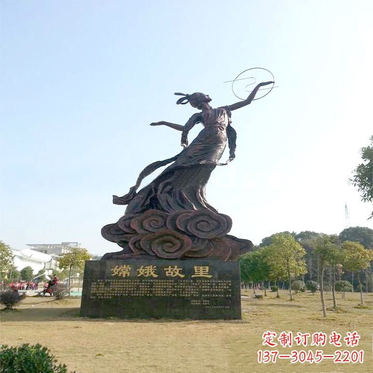 威海嫦娥传说一座神秘的雕像